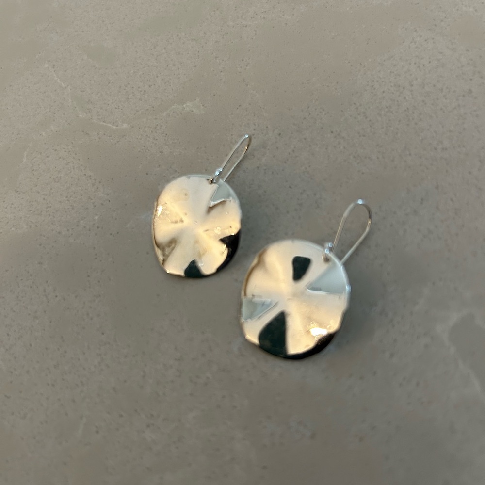 Ippolita Silver Earrings with Unique Cut-Out Design